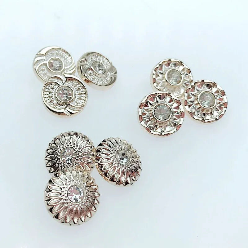 20PCS/40PCS  18MM Overcoat Buttons Plating Buttons