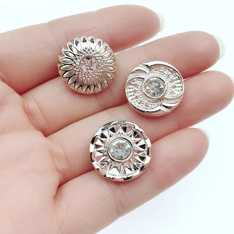 20PCS/40PCS  18MM Overcoat Buttons Plating Buttons