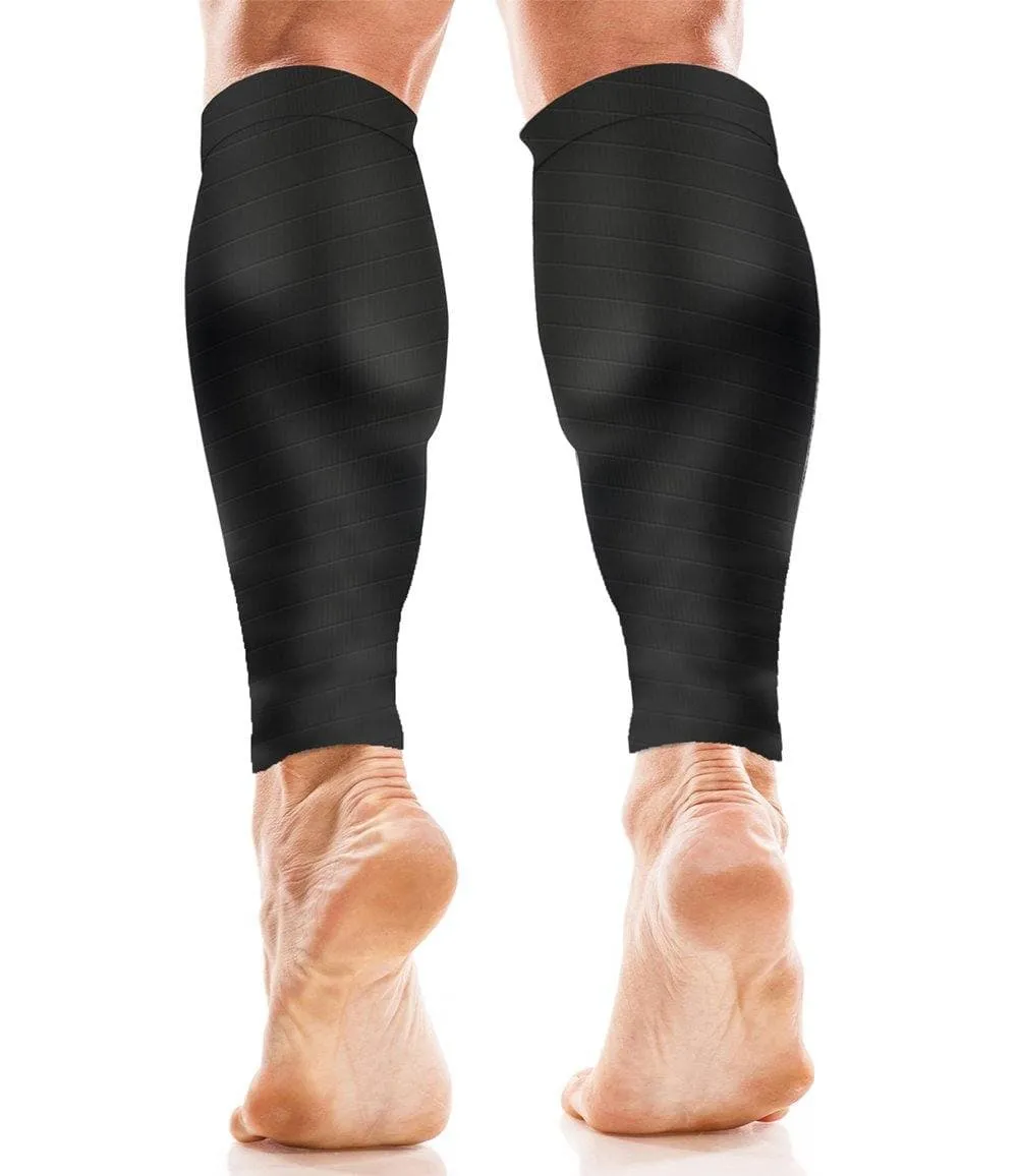 Calf Support Compression Sleeves for Shin Splints (20-30 mmHg / Class 2) (Pair)