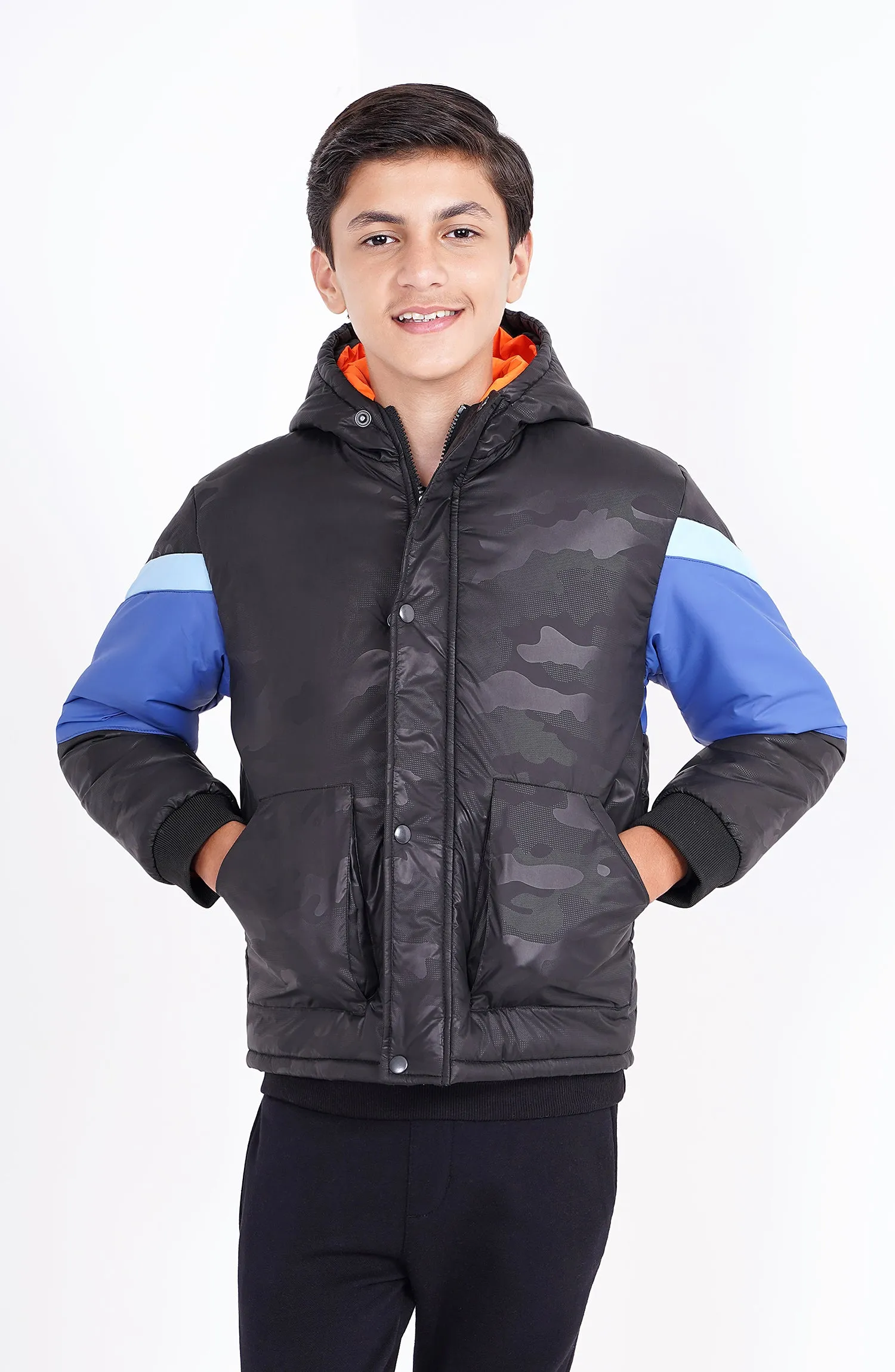 Camo Hooded Jacket