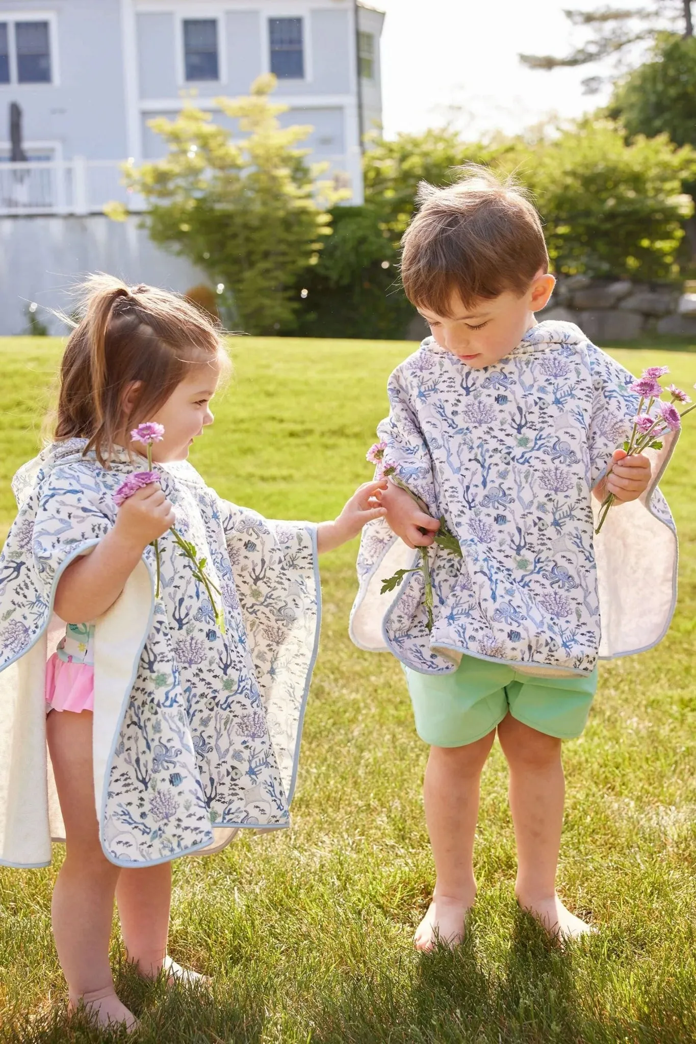 Coral Reef Swim Poncho
