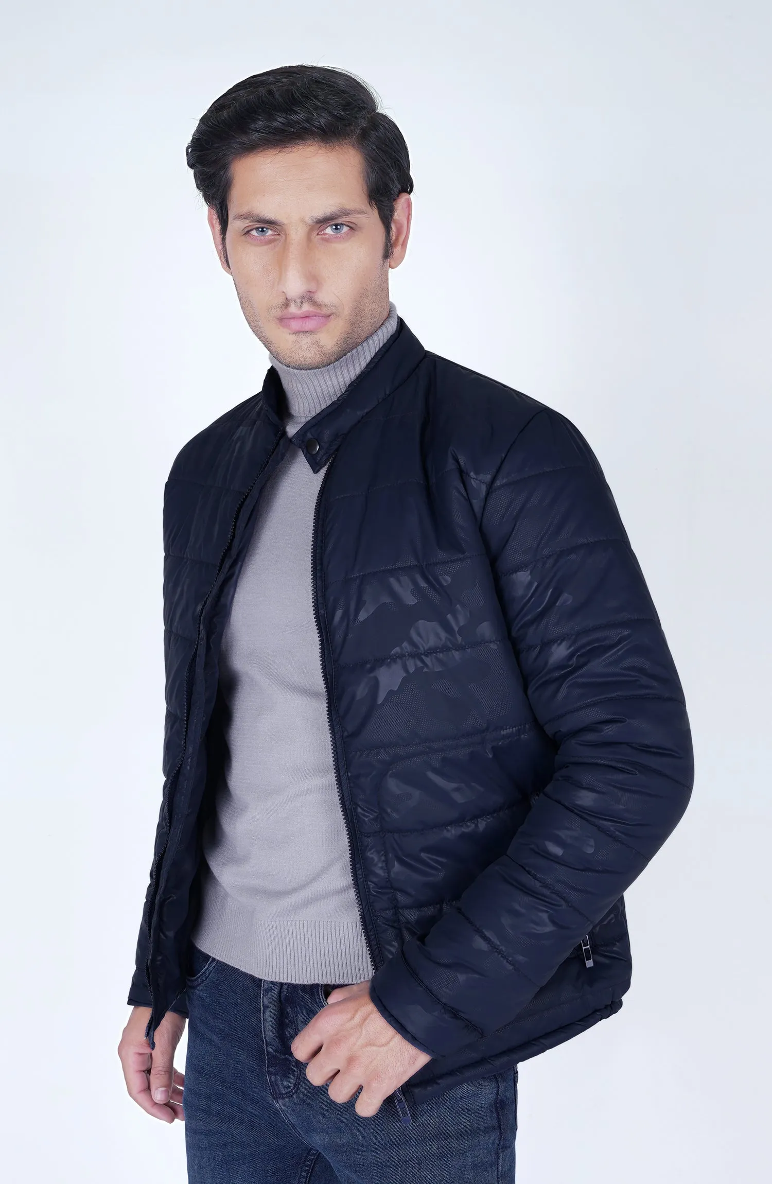 Down Jacket In Navy