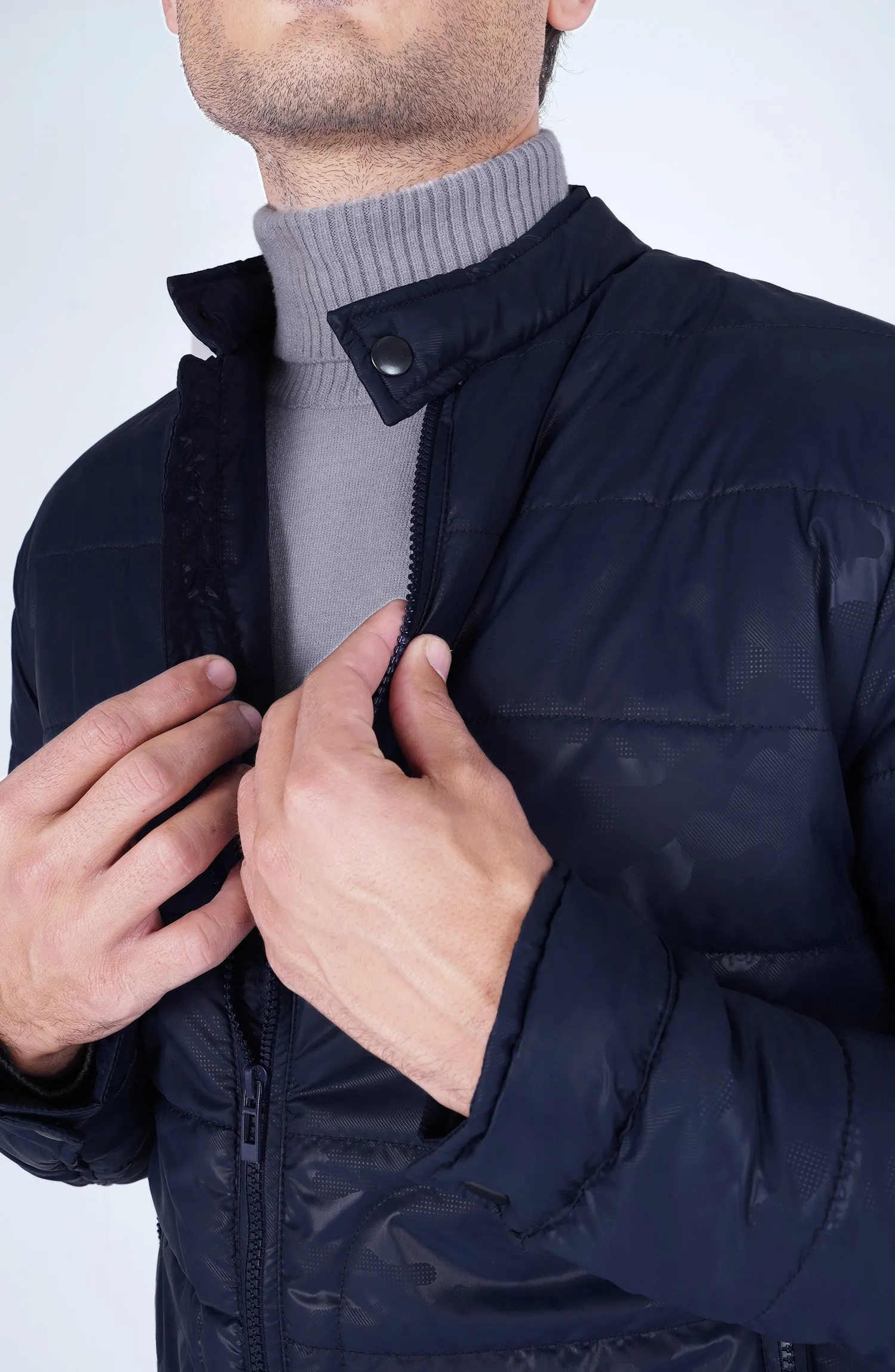Down Jacket In Navy