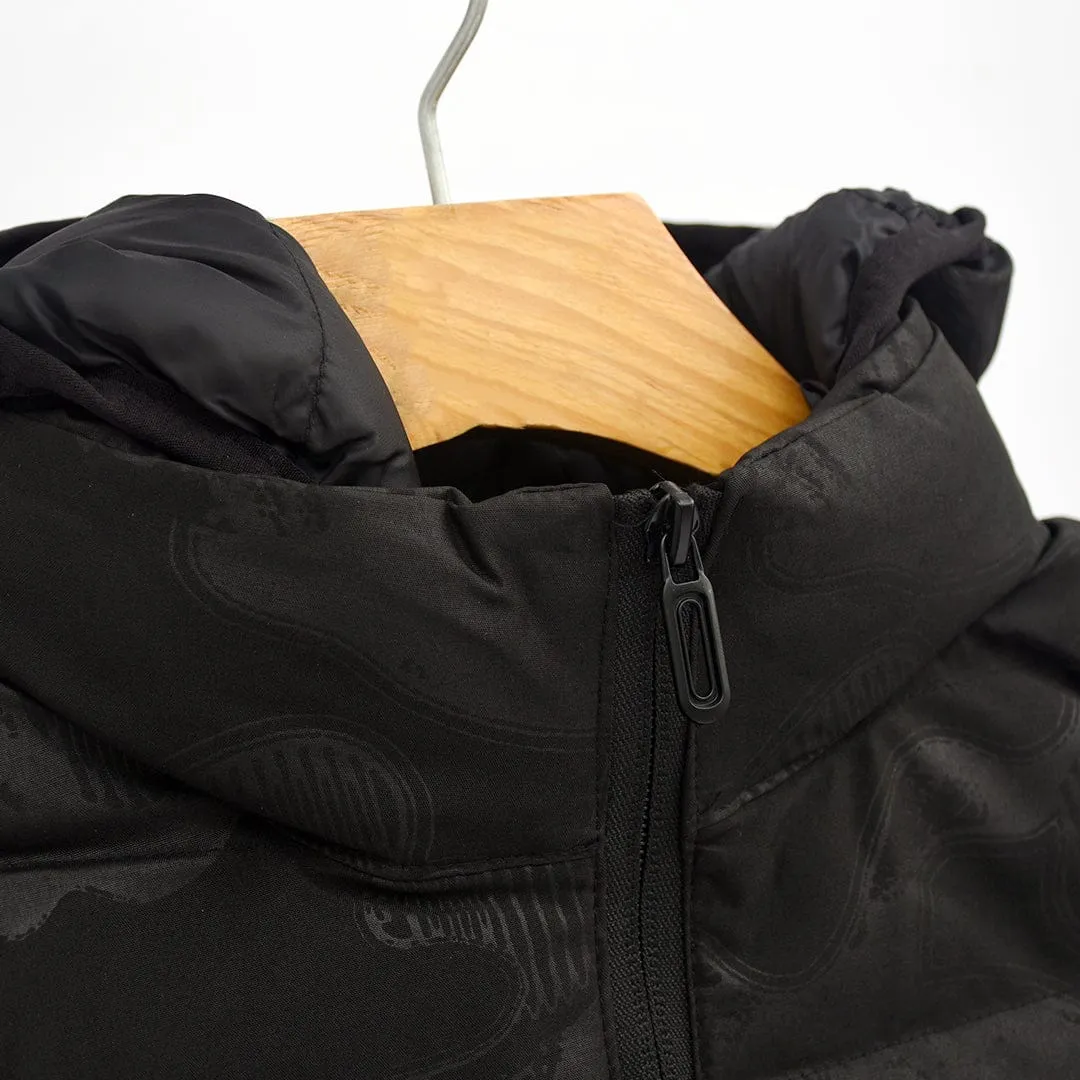 Imported Removable hood self pattern Gillet