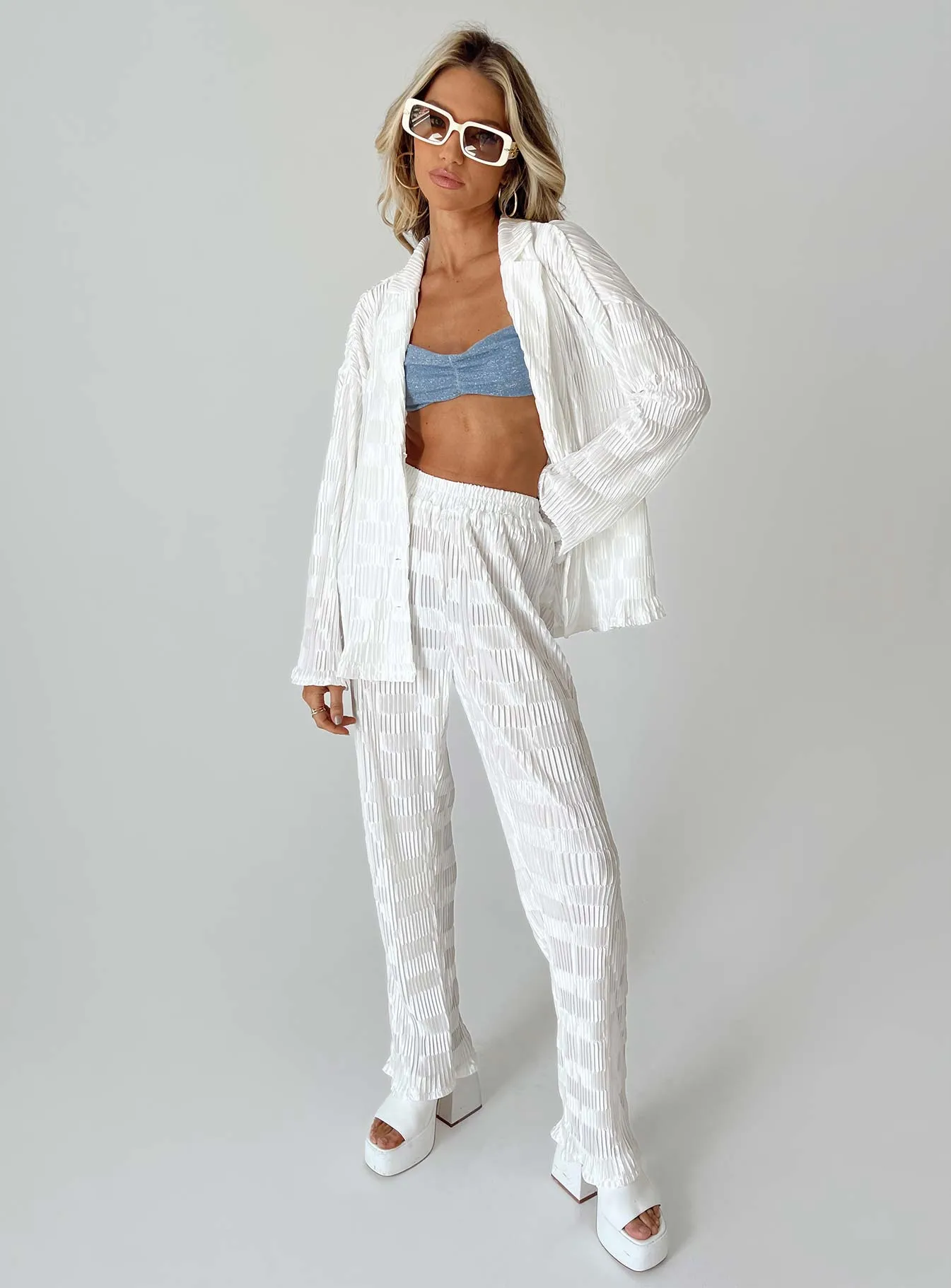 Lila Set White