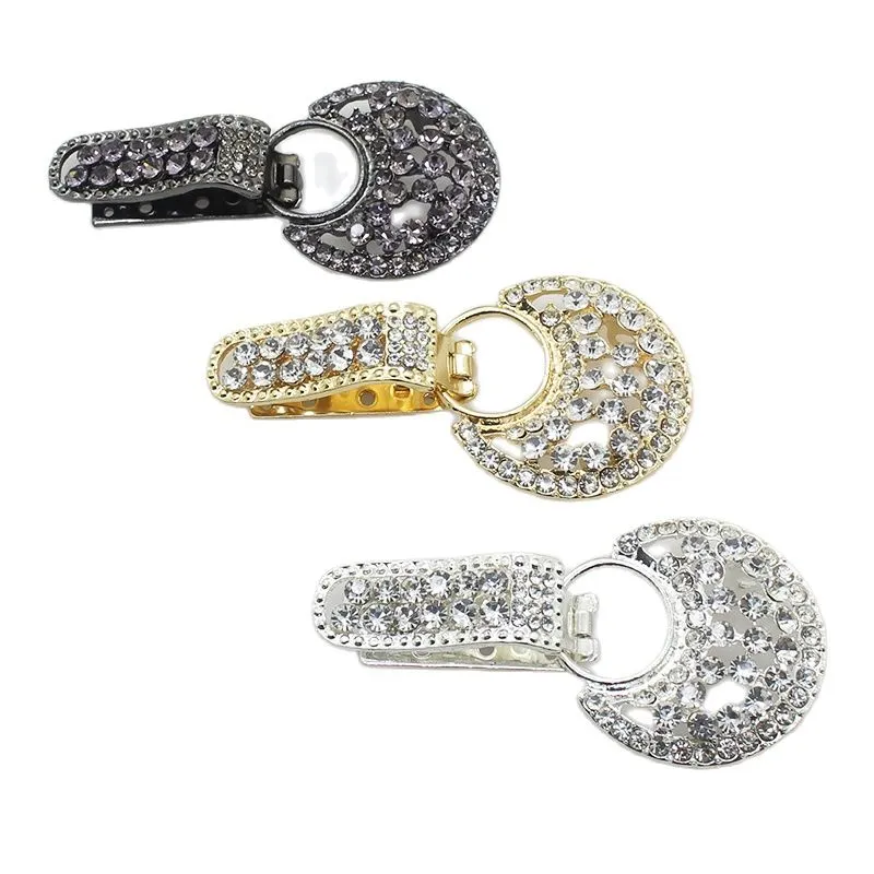 Metal Buttons For Overcoat Clothing 1Pcs Alloy Rhinestones Duckbill Button