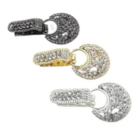 Metal Buttons For Overcoat Clothing 1Pcs Alloy Rhinestones Duckbill Button