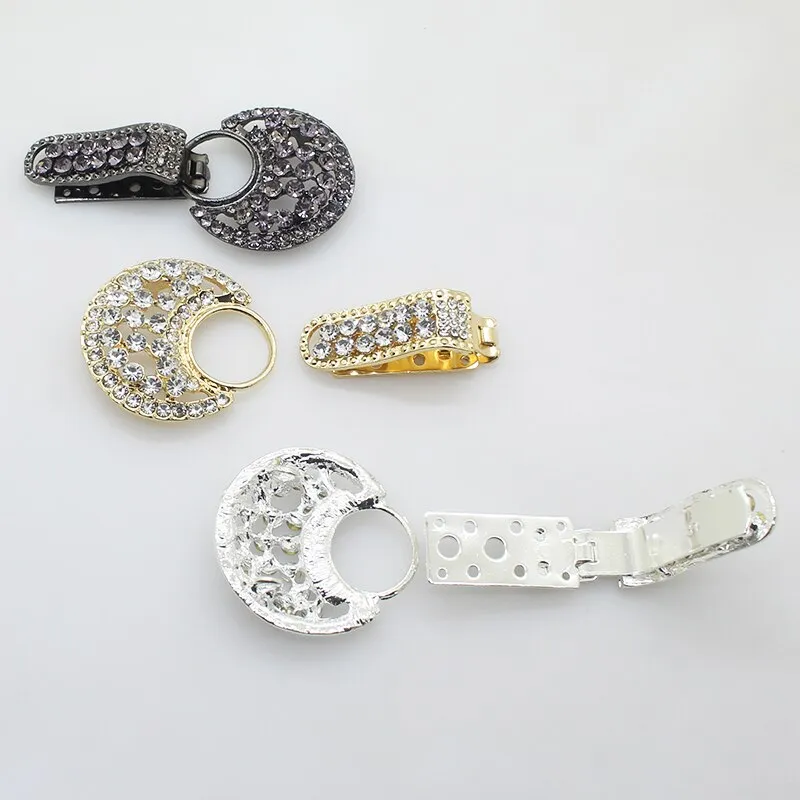Metal Buttons For Overcoat Clothing 1Pcs Alloy Rhinestones Duckbill Button