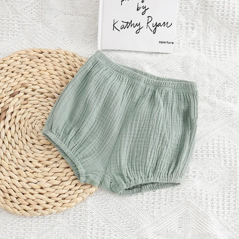 Newborn Baby Cotton Shorts Summer Thin Section Breathable Coolt  Solid Color Wholesale Baby Clothes Online