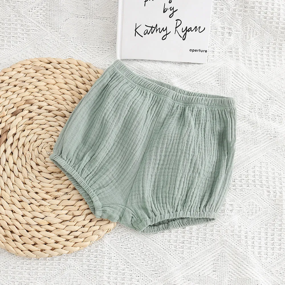 Newborn Baby Cotton Shorts Summer Thin Section Breathable Coolt  Solid Color Wholesale Baby Clothes Online