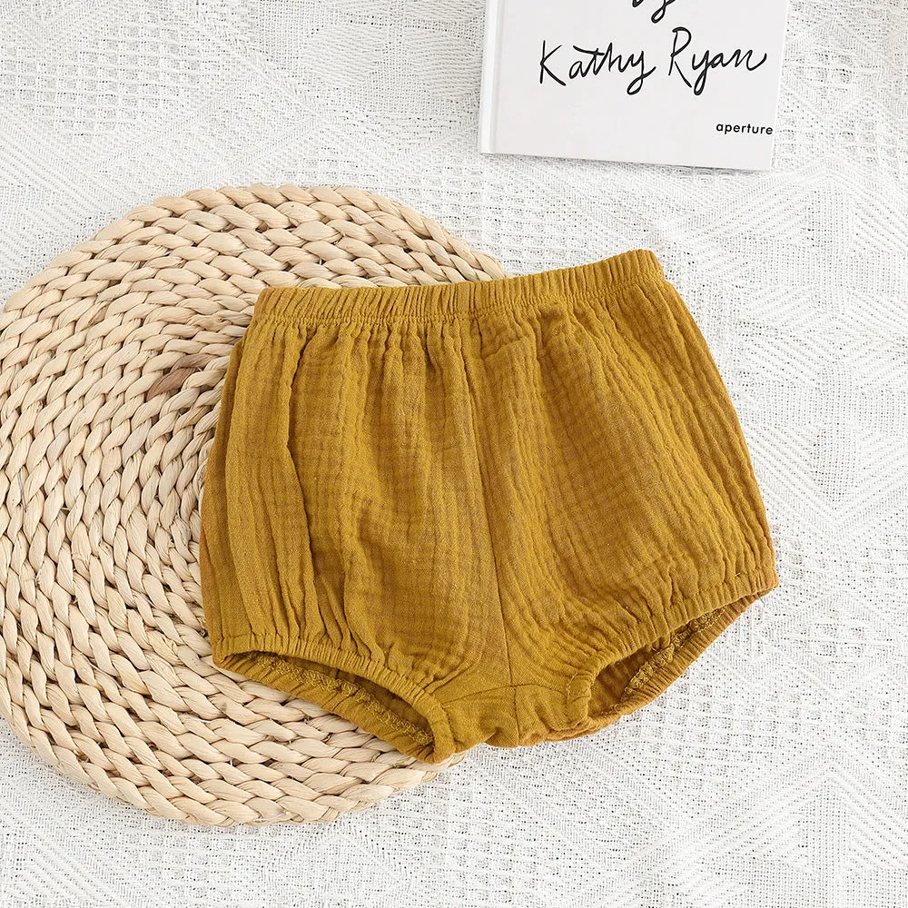 Newborn Baby Cotton Shorts Summer Thin Section Breathable Coolt  Solid Color Wholesale Baby Clothes Online