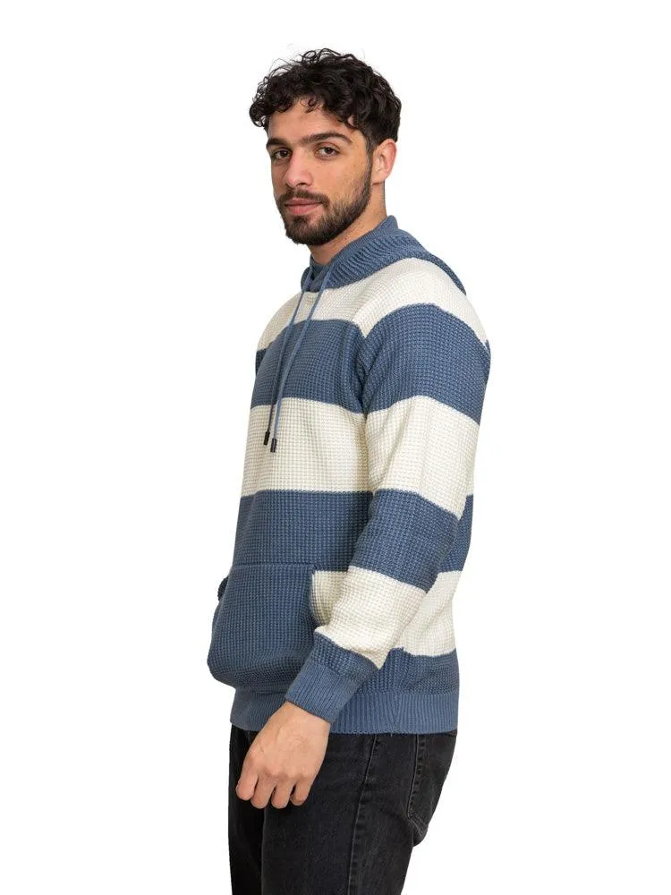 Ocean F-Striped Hoodie Pullover