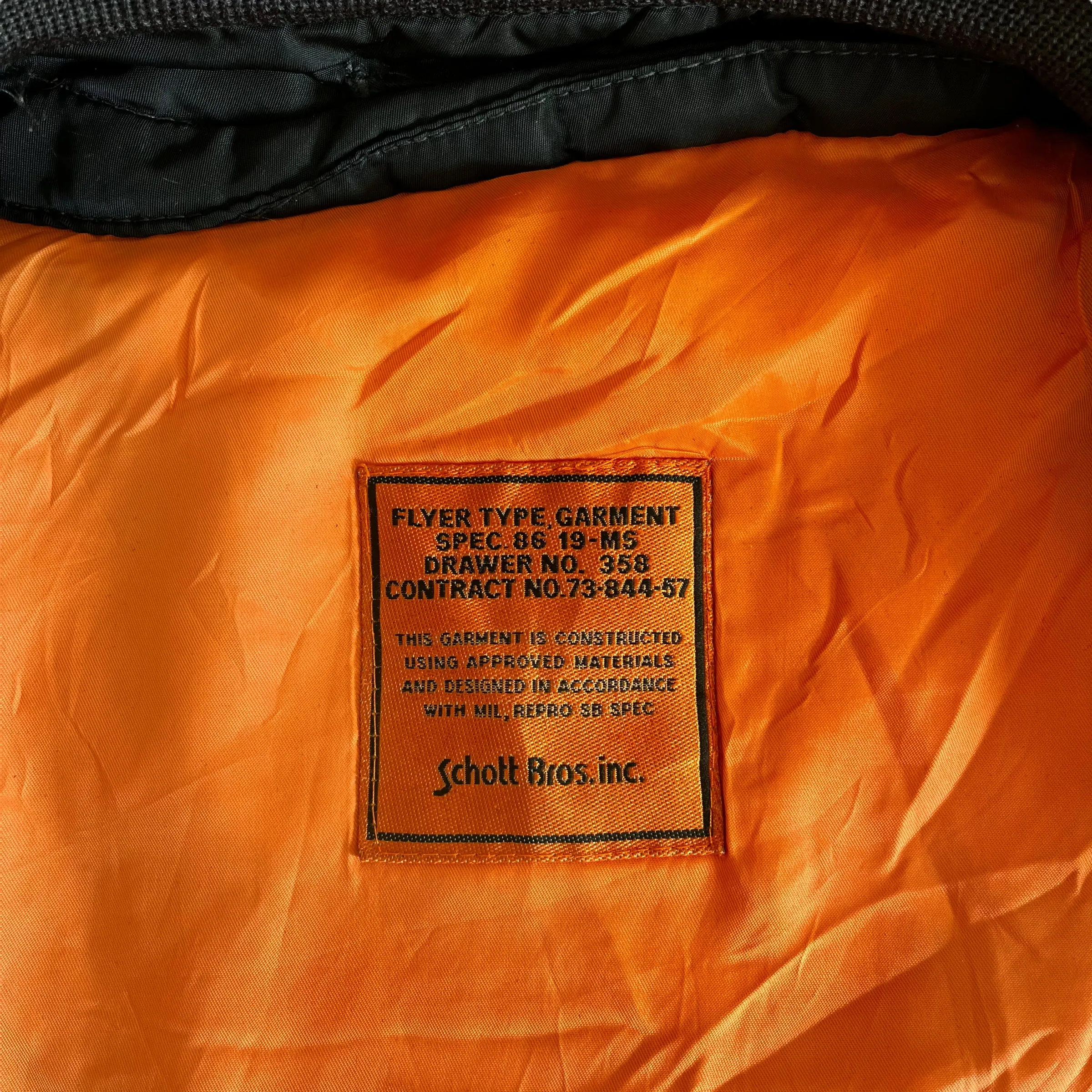 Schott Spec 86 19-MS Bomber Jacket