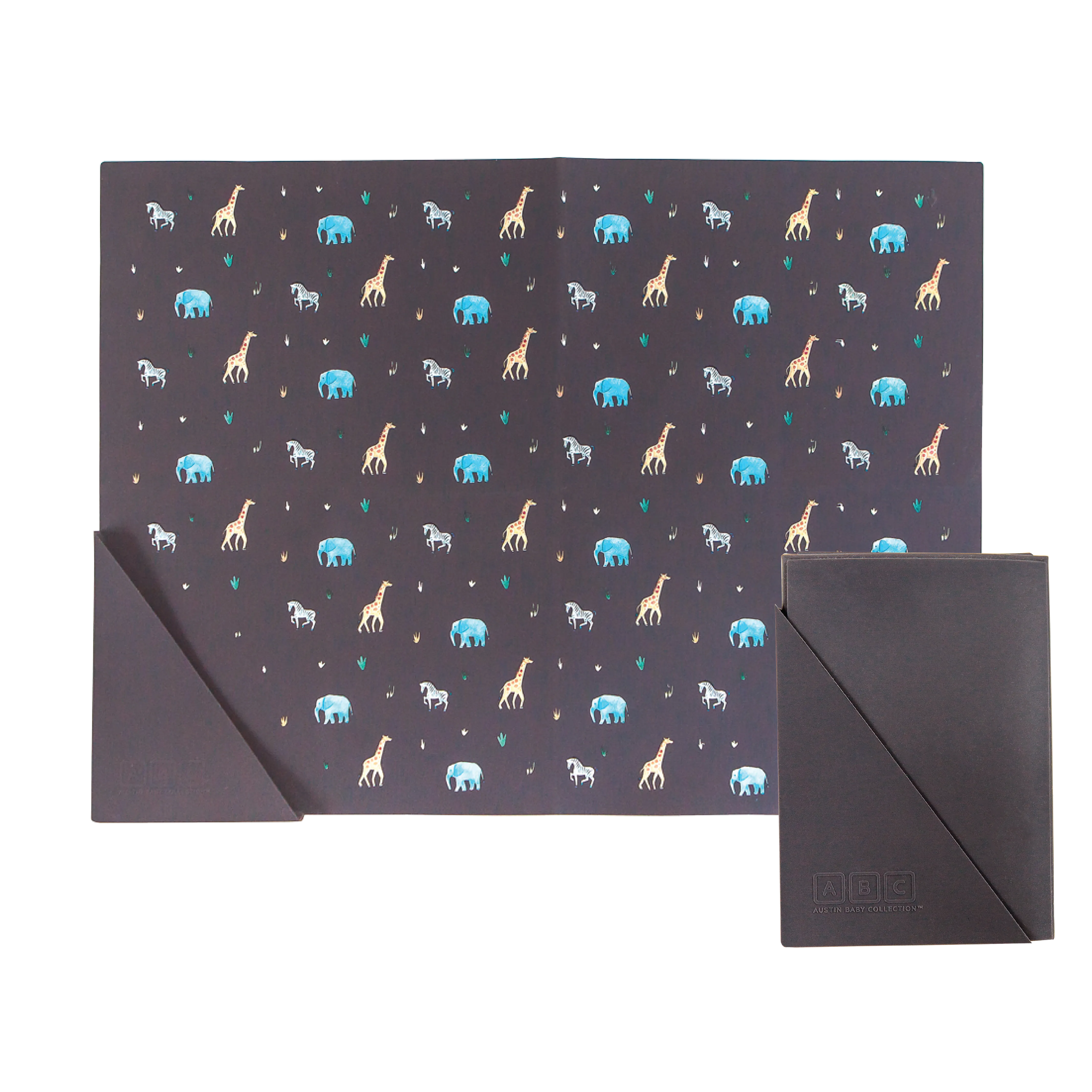 Silicone Placemat Safari Faded Black